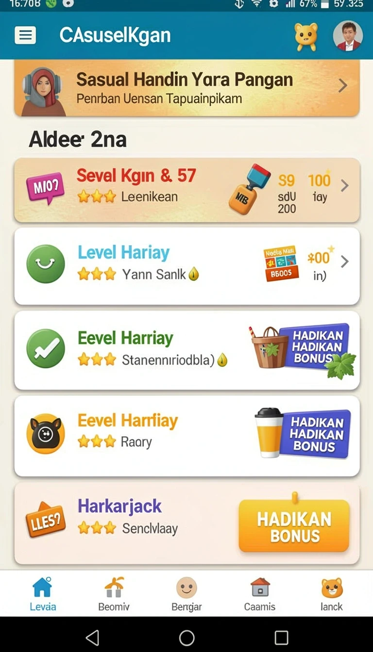 Beragam pilihan permainan menarik dalam aplikasi lajubet App APK Terbaru.